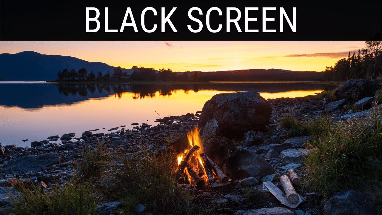 Read more about the article 🎧 Campfire By The Lake Sounds Black Screen Ambience | 10 Hours Relaxing And Soothing Dark Screen